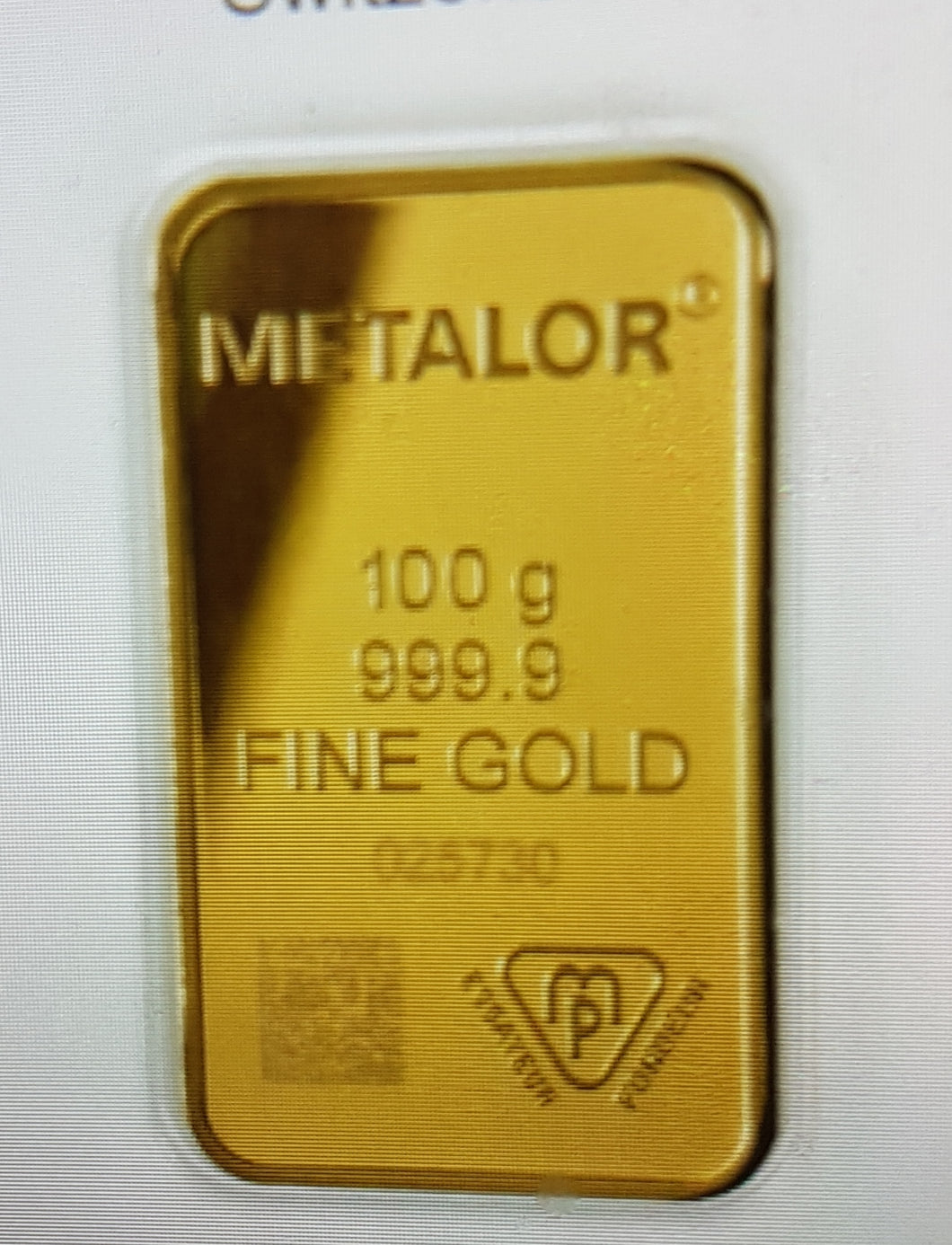 100 gram Gold Bars